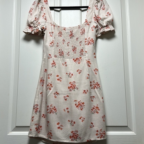 BARDOT Lucinta Floral Ruffles Mini Dress Sz 6 - Picture 2 of 12